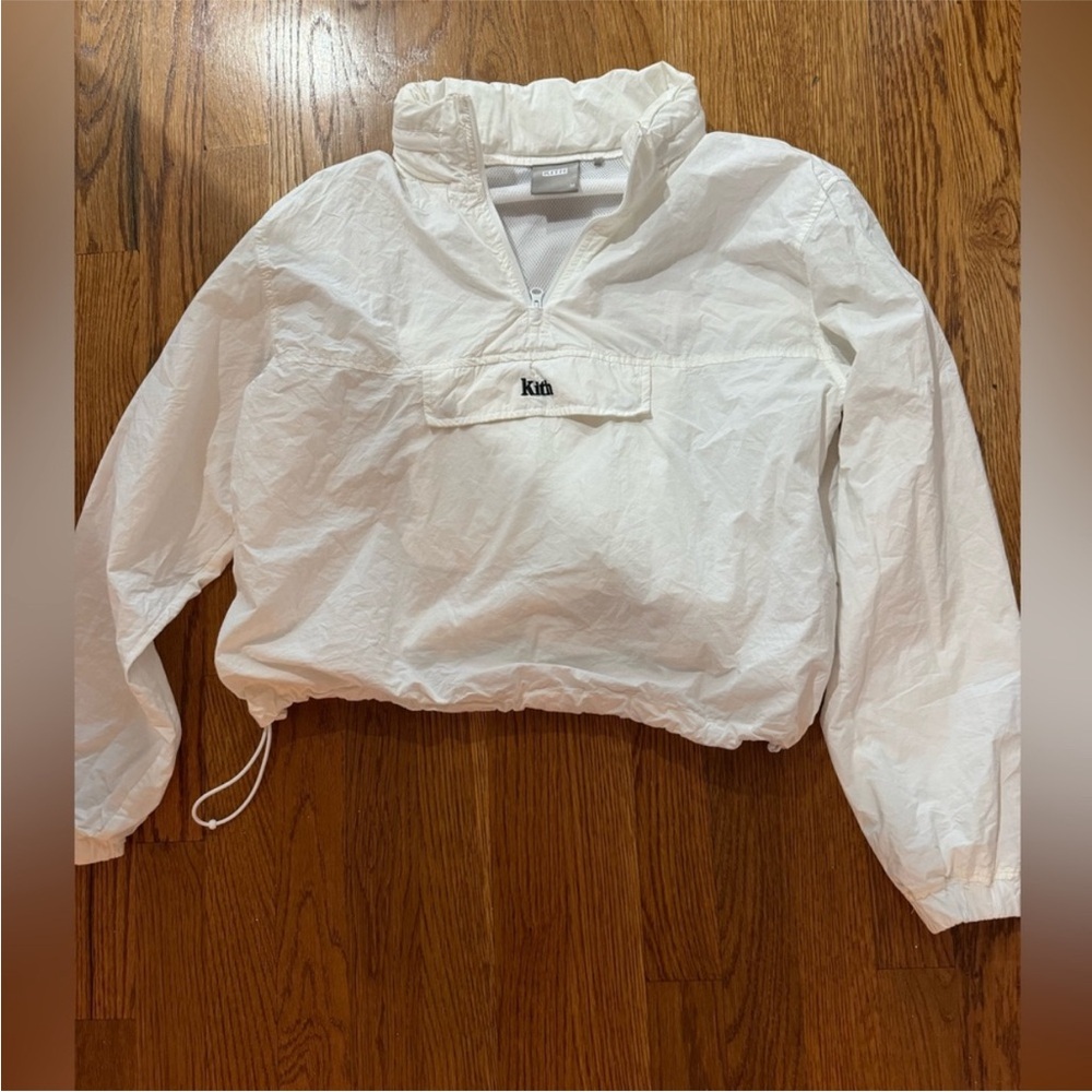 Kith White Windbreaker Pullover